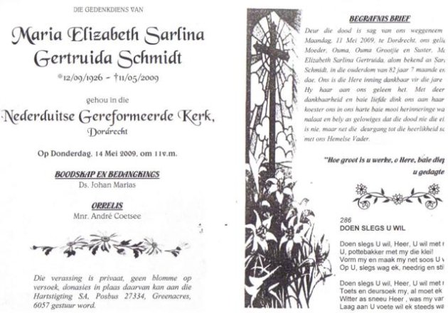 SCHMIDT-Maria-Elizabeth-Sarlina-Gertruida-Nn-Sarlina-1926-2009-F_2