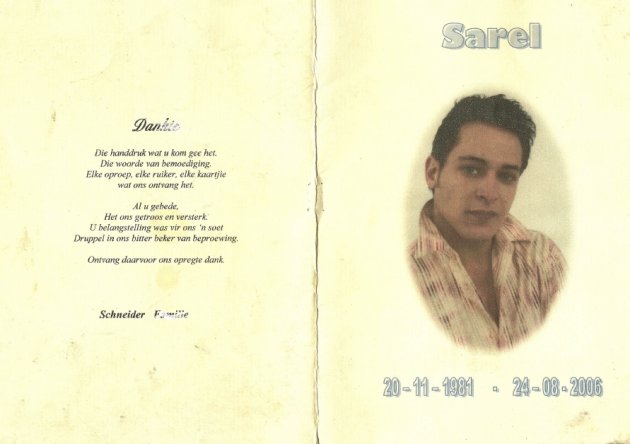 SCHNEIDER, Sarel 1981-2006_1