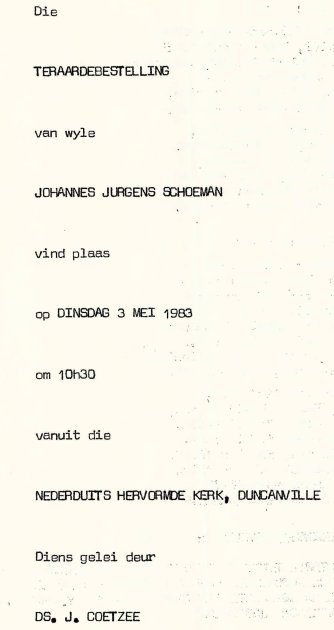 SCHOEMAN, Johannes Jurgens 1911-1983_1