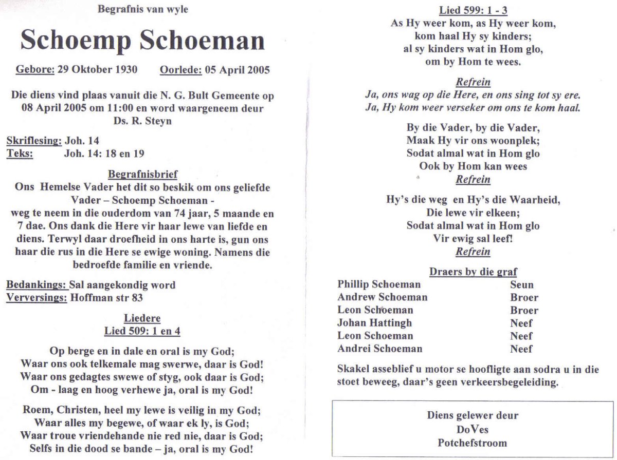SCHOEMAN-Schoemp-1930-2005-M_1