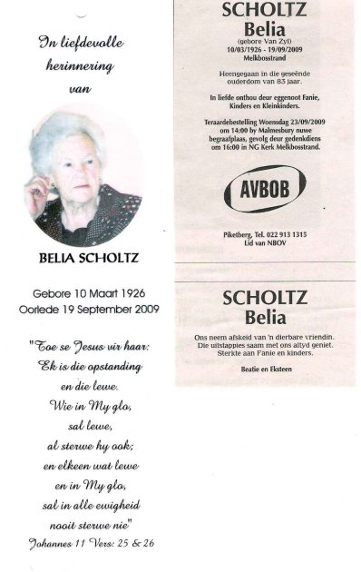 SCHOLTZ, Belia Johanna Catharina nee VAN ZYL 1926-2009_3