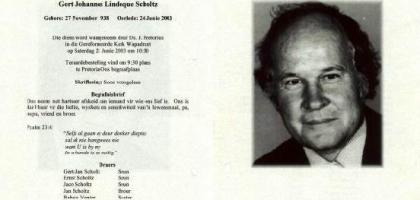 SCHOLTZ-Gert-Johannes-Lindeque-1938-2003-M