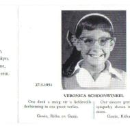 SCHOONWINKEL, Veronica 1951-1962