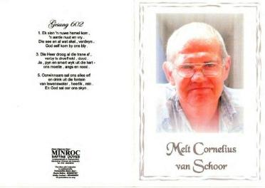 SCHOOR-VAN-Melt-Cornelius-1945-2009-M