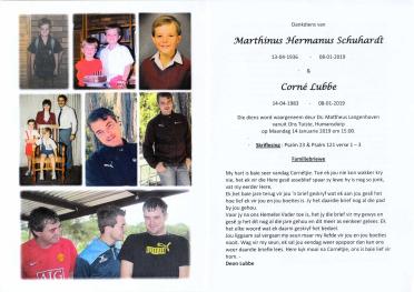 SCHUHARDT-Marthinus-Hermanus-Nn-Oupa-1936-2019-M---LUBBE-Corné-Nn-Cornétjie-1983-2019-M_2