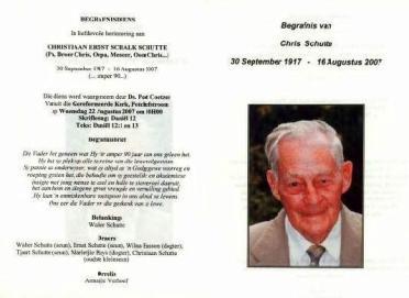 SCHUTTE-Christiaan-Ernst-Schalk-Nn-Chris-1917-2007-M