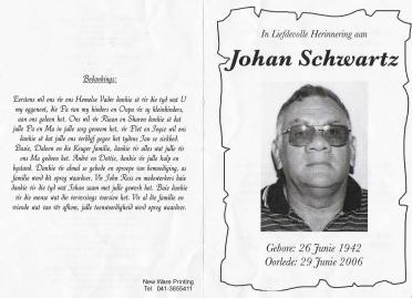 SCHWARTZ-Johan-1942-2006-M