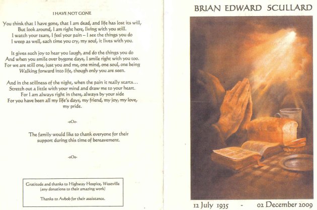 SCULLARD, Brain Edward 1935-2009_1