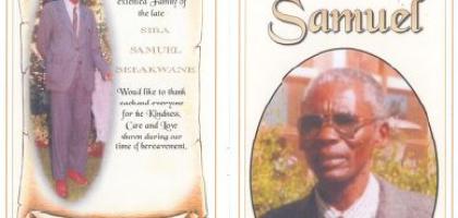 SEBAKWANE-Siba-Samuel-1937-2009-M