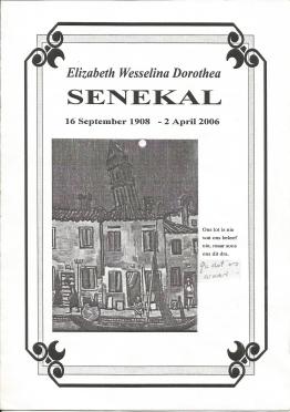 SENEKAL-Elizabeth-Wesselina-Dorothea-nee-Jordaan-1908-2006-F