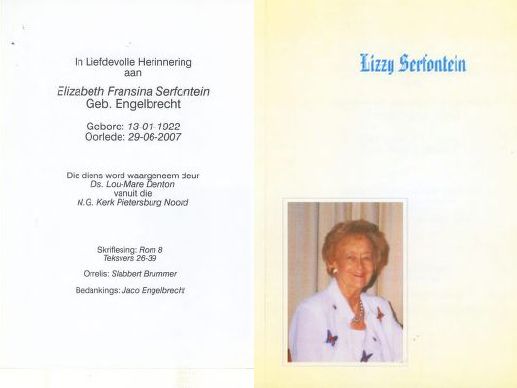 SERFONTEIN-Elizabeth-Fransina-Nn-Lizzy-née-Engelbrecht-1922-2007-F_1