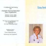 SERFONTEIN-Elizabeth-Fransina-Nn-Lizzy-née-Engelbrecht-1922-2007-F_1