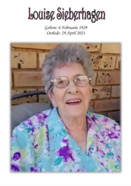 SIEBERHAGEN-Louise-nee-Venter-1929-2021-F