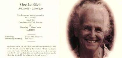 SILVIS-Geeske-1922-2006-F