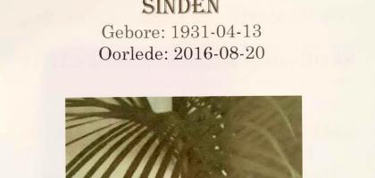 SINDEN-Sarel-Martienis-Jurgens-1931-2016-M