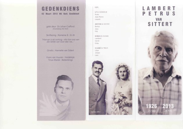 SITTERT, Lambert Petrus van 1926-2013_01
