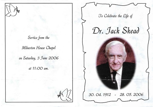 SKEAD, Jack 1912-2006