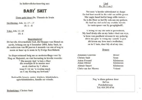 SMIT-Frederika-Johanna-Catharina-Maria-Nn-Baby-née-Lourens-1916-2004-F_2