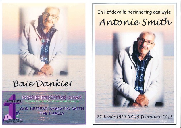 SMITH, Antonie Adrianus 1924-2013_01