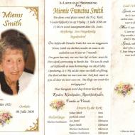 SMITH-Miemie-Francina-1921-2008