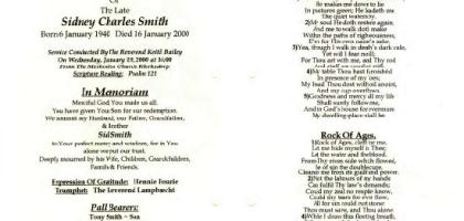SMITH-Sidney-Charles-Nn-Sid-1940-2000-M