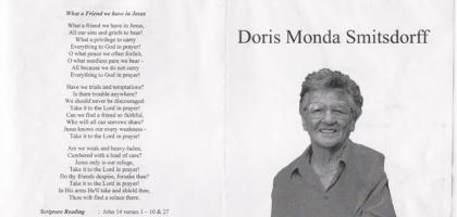 SMITSDORFF-Doris-Monda-nee-BOULT-1931-2003