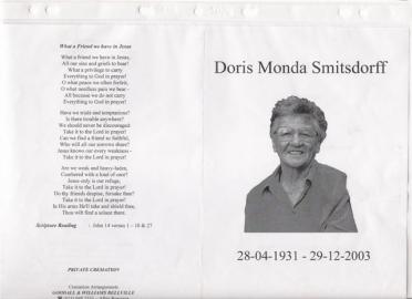 SMITSDORFF-Doris-Monda-nee-Boult-1931-2003-F