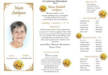 SNÖDGRASS-Maria-Elizabeth-Nn-Marie-1932-2009-F