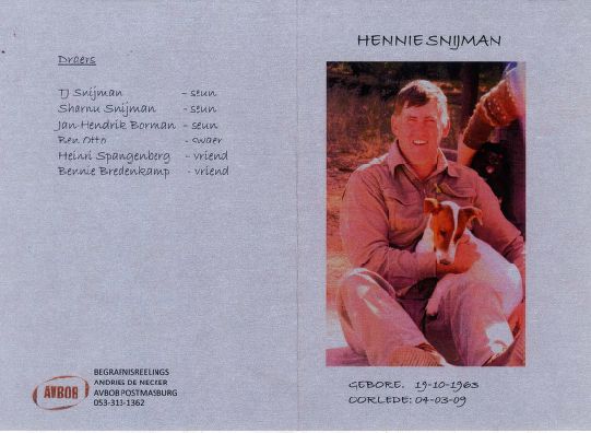 SNIJMAN-Hennie-Tjaart-Nn-Hennie-1963-2009-M_1