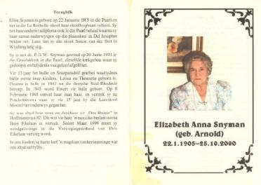 SNYMAN-Elizabeth-Anna-née-Arnold-1905-2000-F
