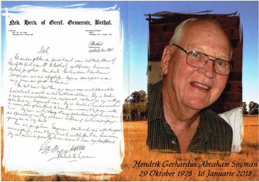 SNYMAN-Hendrik-Gerhardus-Abraham-1928-2018-M