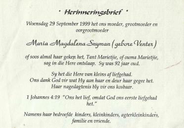 SNYMAN-Maria-Magdalena-Nn-TantMarietjie.OumaMarietjie-nee-Venter-1907-1999-F_96