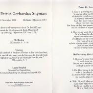 SNYMAN, Petrus Gerhardus 1926-2013_02