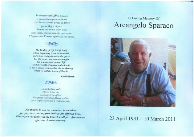 SPARACO, Arcangelo 1931-2011_1