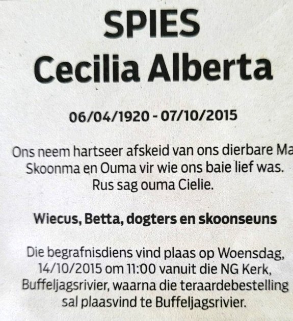SPIES-Cecilia-Alberta-Nn-Cielie-1920-2015-F_1