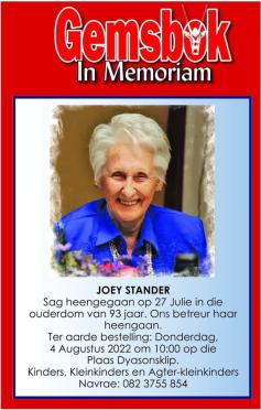 STANDER-Joey-1929-2022-F