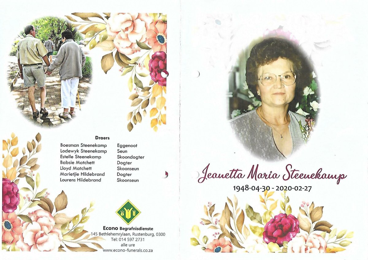 STEENEKAMP-Jeanetta-Maria-Nn-Nita-1948-2020-F_1