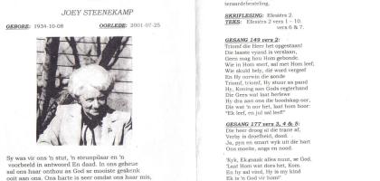 STEENEKAMP-Joey-1934-2001