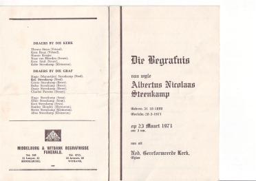 STEENKAMP-Albertus-Nicolaas-1898-1971-M