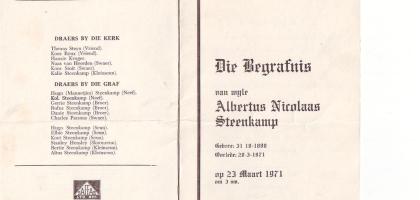 STEENKAMP-Albertus-Nicolaas-1898-1971-M