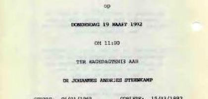 STEENKAMP-Johannes-Andries-1963-1992-Dr-M