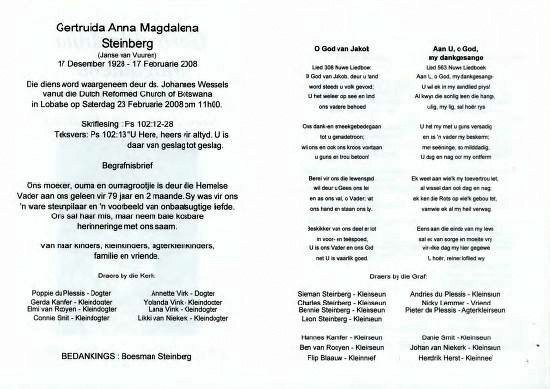 STEINBERG-Gertruida-Anna-Magdalena-née-JanseVanVuuren-1928-2008-F_2