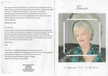 STEYN-Catharina-Petronella-Nn-Trienie-nee-Prinsloo-1937-2019-F