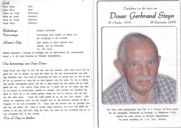 STEYN-Douw-Gerbrand-1947-2008-M