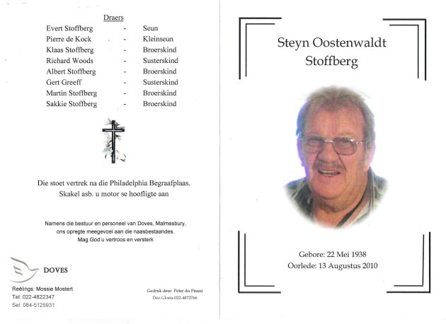 STOFFBERG, Steyn Oostenwaldt 1938-2010_1