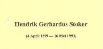 STOKER-Hendrik-Gerhardus-1899-1993-M