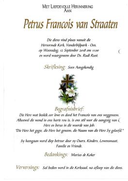 STRAATEN-VAN-Petrus-Francois-1975-2018-M_2