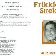 STREICHER, Simon Frederik 1923-2010