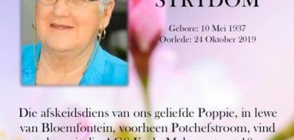 STRYDOM-Poppie-1937-2019-F