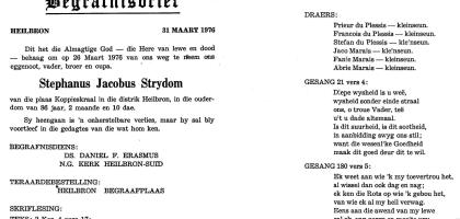 STRYDOM-Stephanus-Jacobus-1890-1976-M